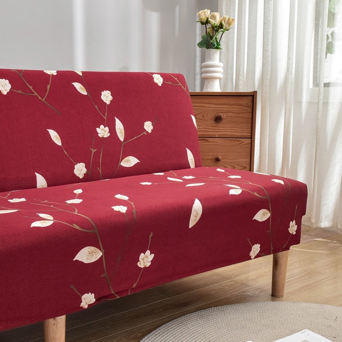 91家纺网 家纺一手货源 找家纺 兴妮雅家纺 2024新款雅芝华士沙发床 一支独秀(红)