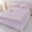 91家纺网 家纺一手货源 找家纺 民新家纺 2025新款凉感丝乳胶床裙凉席唯美系列 唯美-云紫