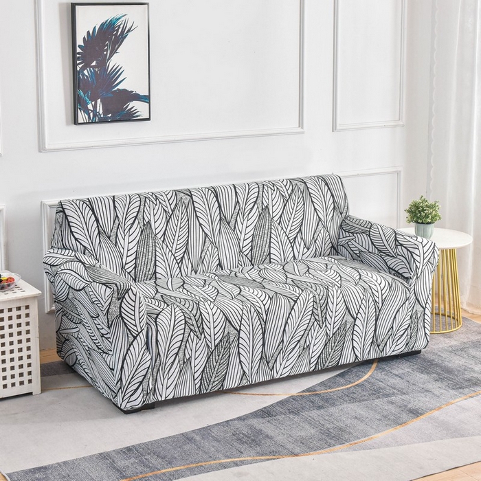 91家纺网 家纺一手货源 找家纺 兴妮雅家纺 2024新款三人位沙发套 繁枝叶茂