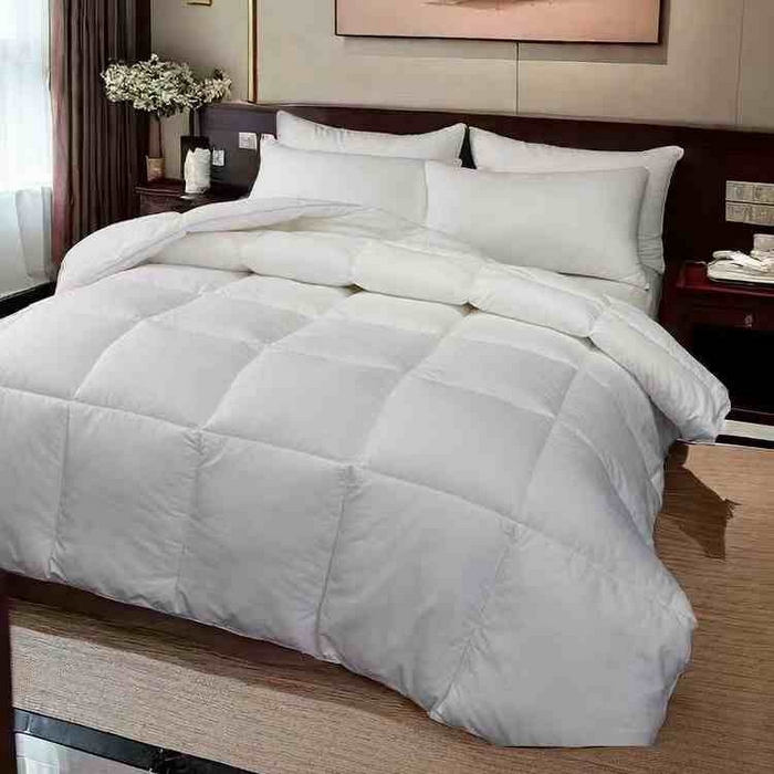 91家纺网 家纺一手货源 找家纺 （总）安力森/诚臻酒店用品 2025新款全棉被芯酒店宾馆被芯整张羽丝棉春秋被冬被柔软空调被四季被芯