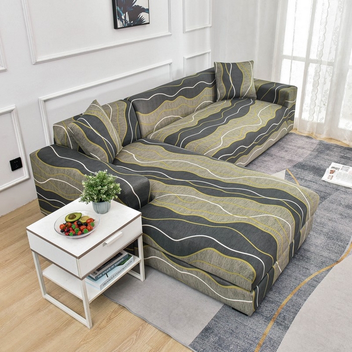 91家纺网 家纺一手货源 找家纺 兴妮雅家纺 2024新款雅芝华士贵妃沙发套 多瑙河