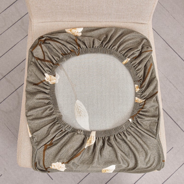 91家纺网 家纺一手货源 找家纺 兴妮雅家纺 2024新款雅芝华士椅子套 一支独秀(咖)