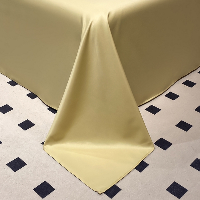 91家纺网 家纺一手货源 找家纺 澳梵 2024新款水洗真丝刺绣四件套 蒂娜-香槟金