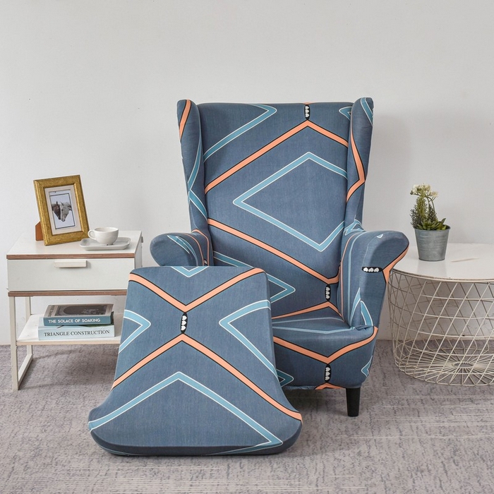 91家纺网 家纺一手货源 找家纺 兴妮雅家纺 2024新款老虎凳套 绿意庄园