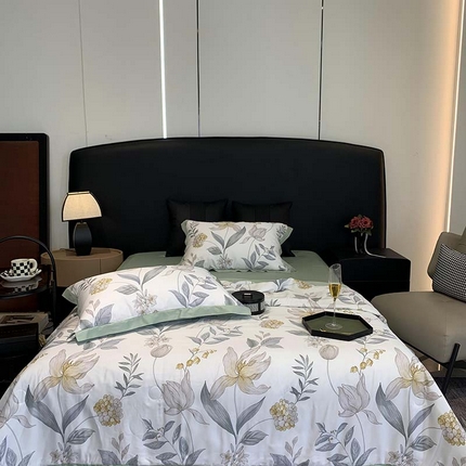 91家纺网 家纺一手货源 找家纺 （总）莱豫 2024新款亲肤舒适莱赛尔夏被四件套