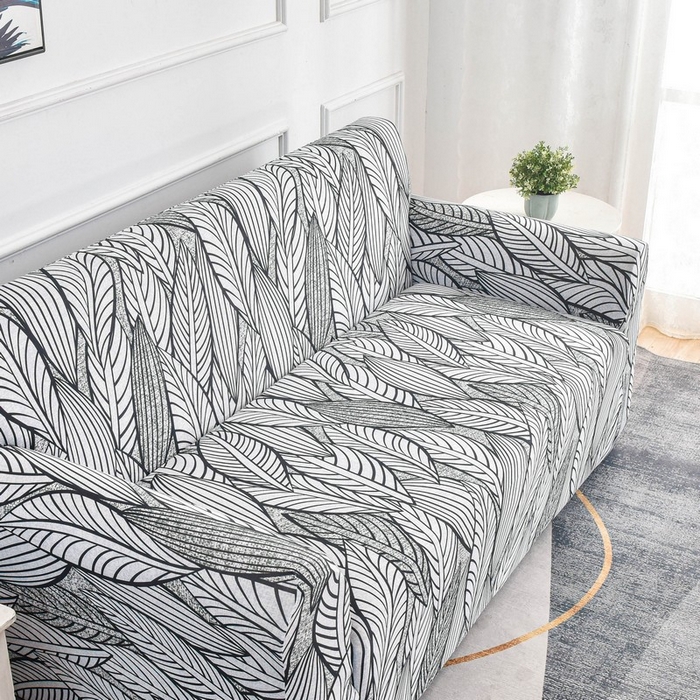 91家纺网 家纺一手货源 找家纺 兴妮雅家纺 2024新款三人位沙发套 繁枝叶茂