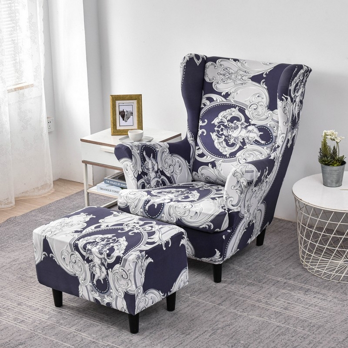 91家纺网 家纺一手货源 找家纺 兴妮雅家纺 2024新款老虎凳套 罗马风情 