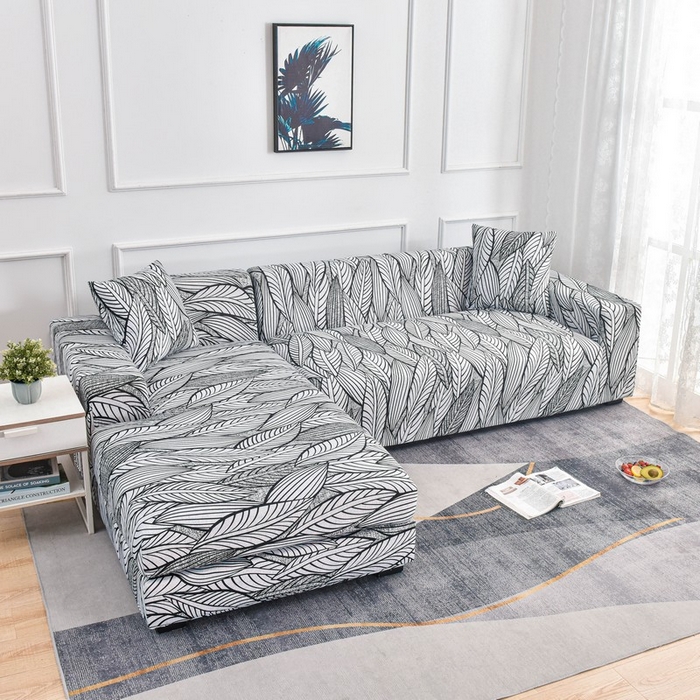 91家纺网 家纺一手货源 找家纺 兴妮雅家纺 2024新款雅芝华士贵妃沙发套 繁枝叶茂