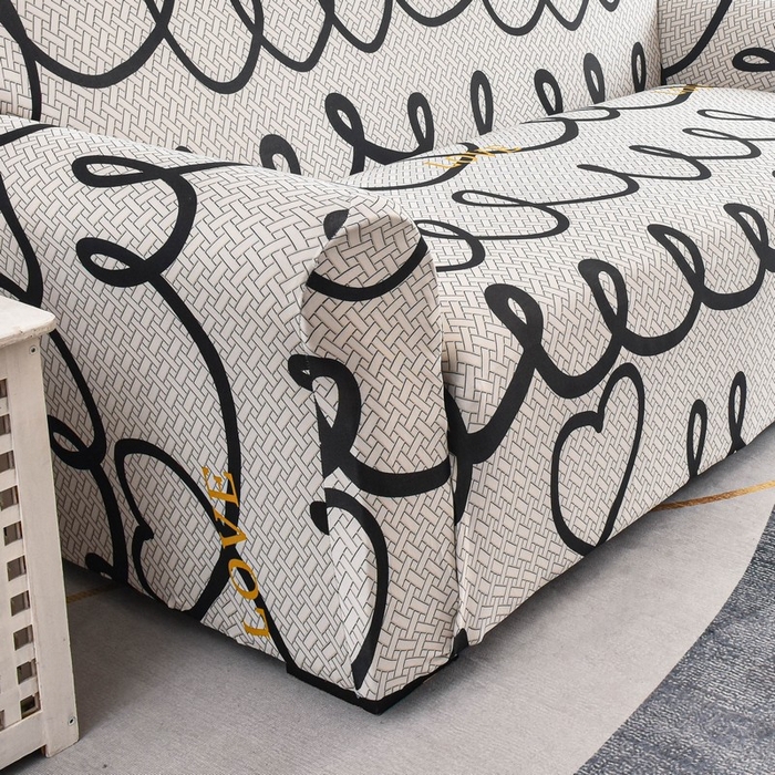 91家纺网 家纺一手货源 找家纺 兴妮雅家纺 2024新款三人位沙发套 格纹爱意