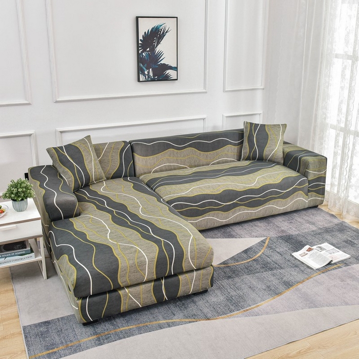 91家纺网 家纺一手货源 找家纺 兴妮雅家纺 2024新款雅芝华士贵妃沙发套 多瑙河