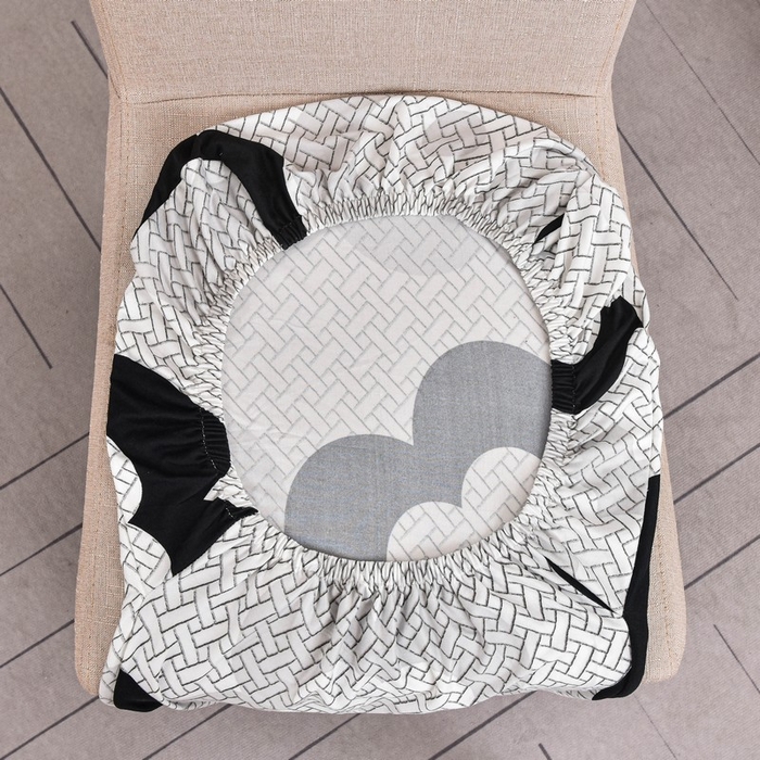 91家纺网 家纺一手货源 找家纺 兴妮雅家纺 2024新款雅芝华士椅子套 格纹花朵