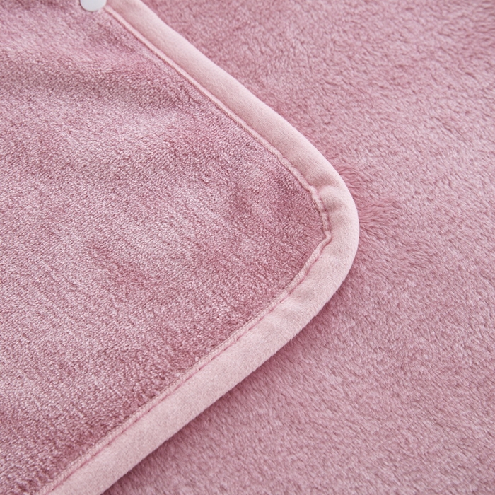 91家纺网 家纺一手货源 找家纺 恋尚羽 2025秋冬爆款印花披肩毯盖毯豆沙