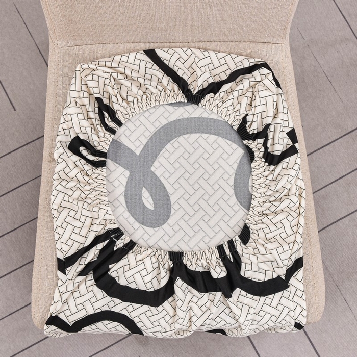 91家纺网 家纺一手货源 找家纺 兴妮雅家纺 2024新款雅芝华士椅子套 格纹爱意