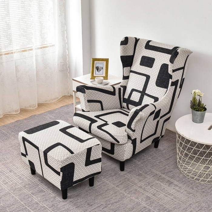 91家纺网 家纺一手货源 找家纺 兴妮雅家纺 2024新款老虎凳套 格纹方块