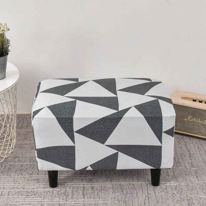 91家纺网 家纺一手货源 找家纺 兴妮雅家纺 2024新款老虎凳套 灰调三角形