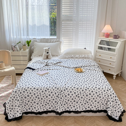 千朵 2024新款针织棉夏被 沐颜