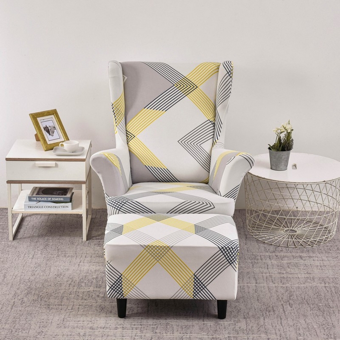 91家纺网 家纺一手货源 找家纺 兴妮雅家纺 2024新款老虎凳套 绅士格