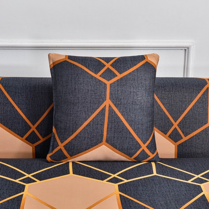 91家纺网 家纺一手货源 找家纺 兴妮雅家纺 2024新款雅芝华士贵妃沙发套 水立方