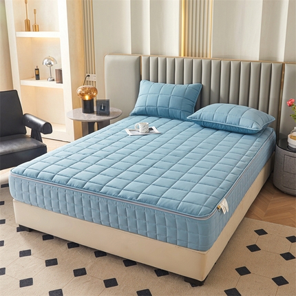 91家纺网 家纺一手货源 找家纺 （总）纤雅床笠 2024新款包边款六面全包床笠