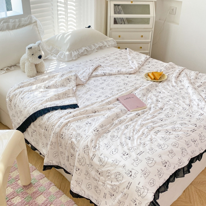 91家纺网 家纺一手货源 找家纺 （总）千朵 2024新款针织棉夏被