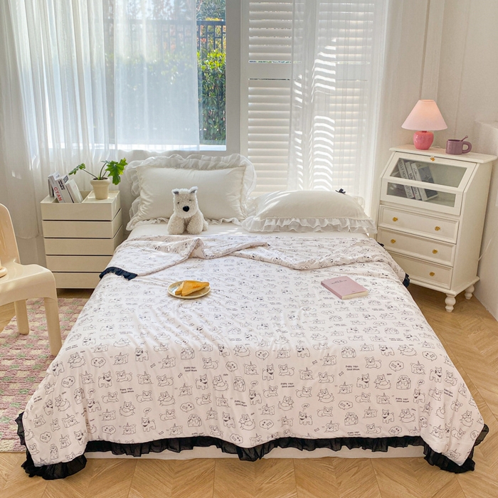 91家纺网 家纺一手货源 找家纺 （总）千朵 2024新款针织棉夏被