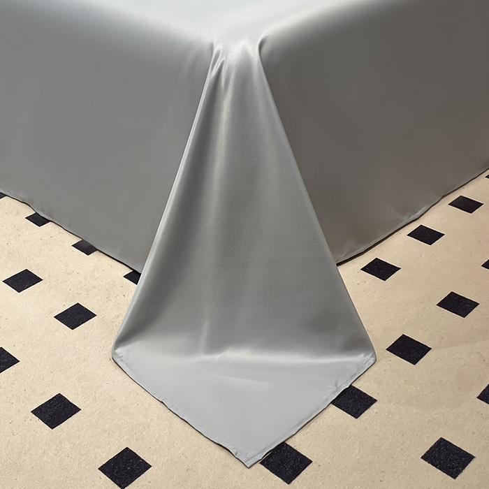 91家纺网 家纺一手货源 找家纺 澳梵 2024新款水洗真丝刺绣四件套 蒂娜-奶白灰