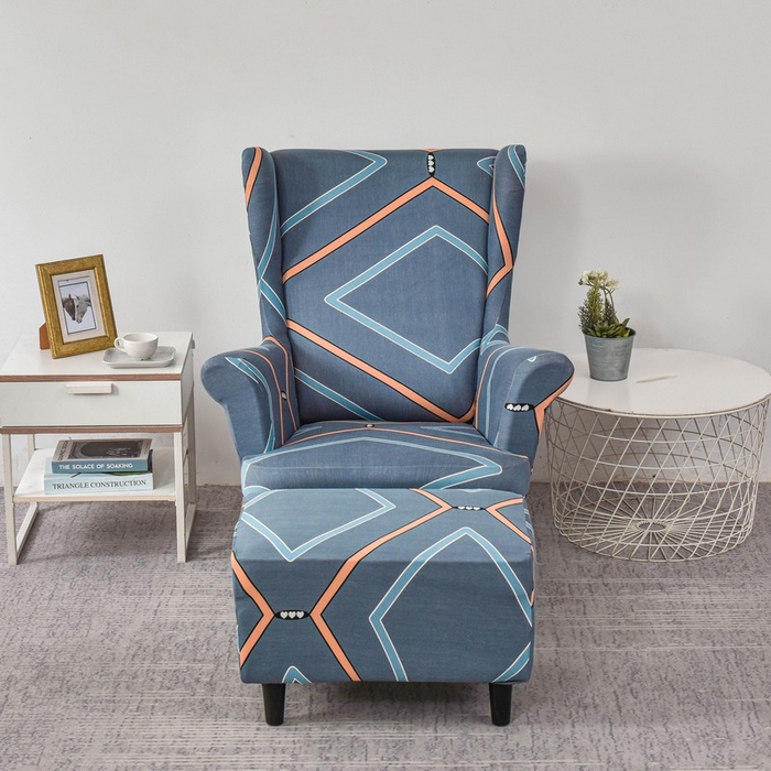 91家纺网 家纺一手货源 找家纺 兴妮雅家纺 2024新款老虎凳套 绿意庄园