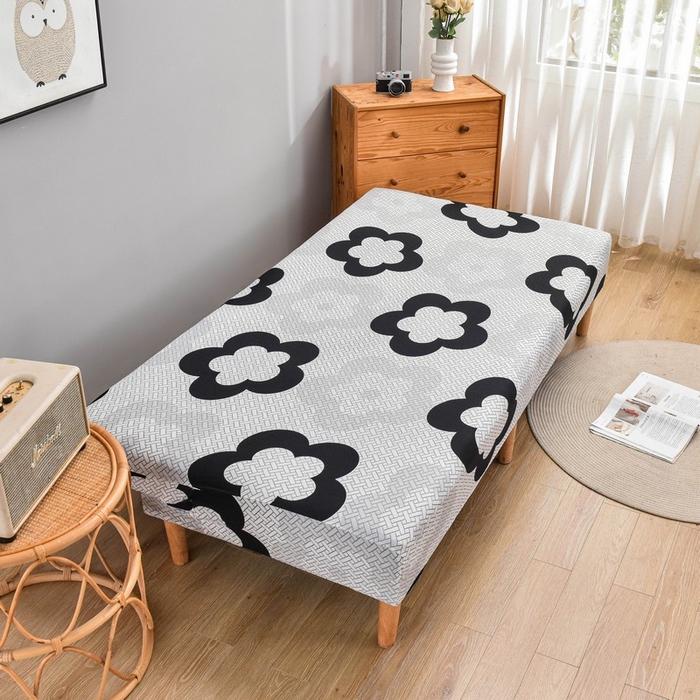 91家纺网 家纺一手货源 找家纺 兴妮雅家纺 2024新款雅芝华士沙发床 格纹花朵