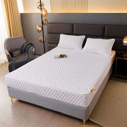 91家纺网 家纺一手货源 找家纺 （总）纤雅床笠 2024新款包边款六面全包床笠