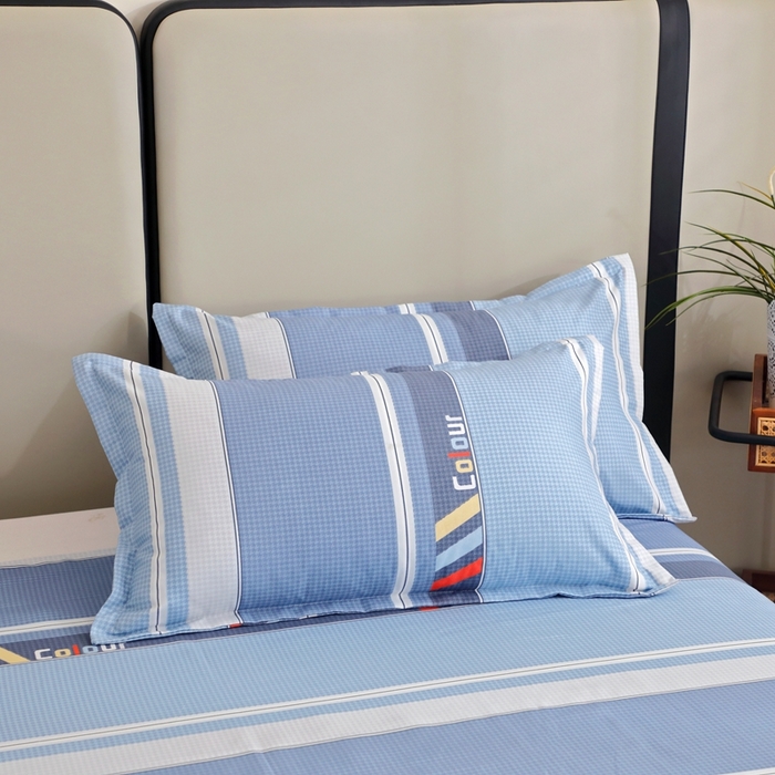 91家纺网 家纺一手货源 找家纺 北部居 2025新款加厚化纤单床单 云中漫步