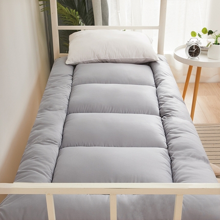 91家纺网 家纺一手货源 找家纺 （总）寝美资家居 2024新款学生床垫加厚磨毛纯色