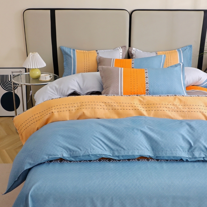 91家纺网 家纺一手货源 找家纺 北部居 2025新款加厚化纤单被套 暮春品调