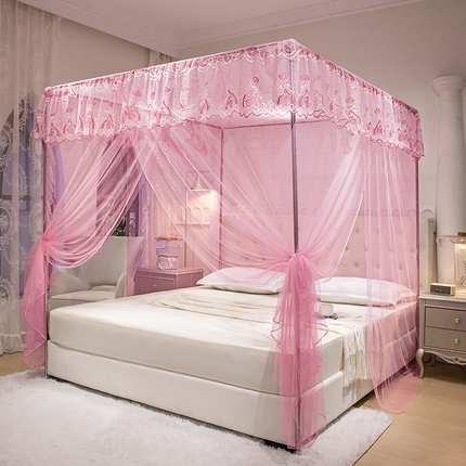 91家纺网 家纺一手货源 找家纺 （总）千逸虹 2024年新款宫廷款落地蚊帐