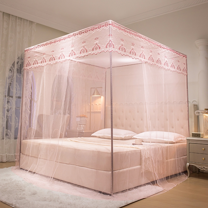 91家纺网 家纺一手货源 找家纺 （总）千逸虹 2024年新款宫廷款落地蚊帐