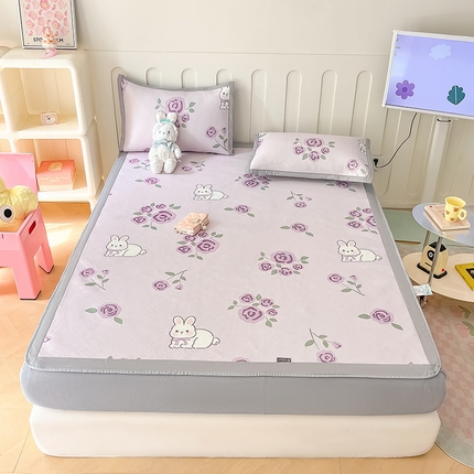 91家纺网 家纺一手货源 找家纺 （总）安哆啦家纺 安哆啦家纺 2024新款A类冰藤印花凉席