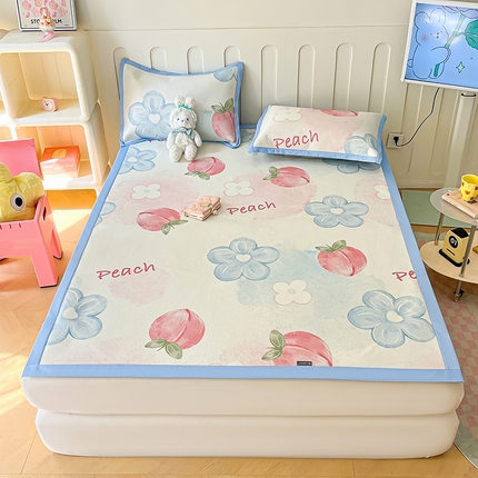 91家纺网 家纺一手货源 找家纺 （总）安哆啦家纺 安哆啦家纺 2024新款A类冰藤印花凉席