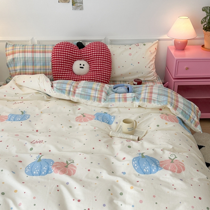 91家纺网 家纺一手货源 找家纺 （总）昔可家纺 2024新款全棉卡通印花四件套