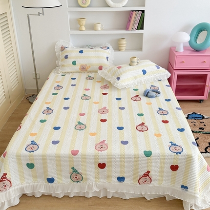 91家纺网 家纺一手货源 找家纺 （总）昔可家纺 2024新款凉感冰皮床盖和同款夏被