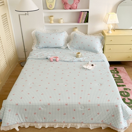 91家纺网 家纺一手货源 找家纺 （总）昔可家纺 2024新款凉感冰皮床盖和同款夏被