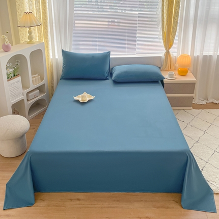 91家纺网 家纺一手货源 找家纺 （总）暖季 2025新款40支全棉纯色床单