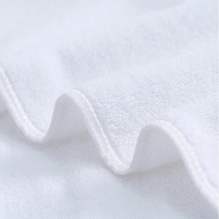 91家纺网 家纺一手货源 找家纺 朴尔2024新款全棉32股小棱形系列毛巾浴巾 35*75毛巾洁白色