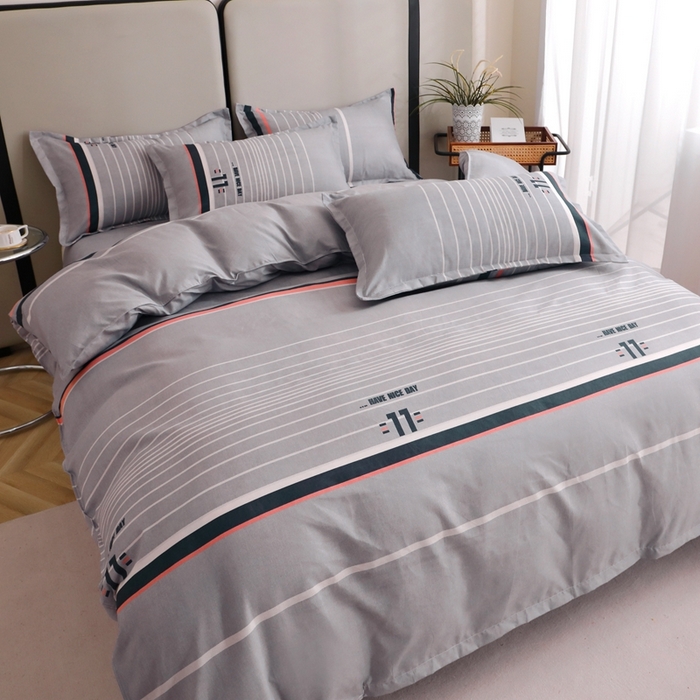 91家纺网 家纺一手货源 找家纺 北部居 2025新款加厚化纤四件套 索菲娅