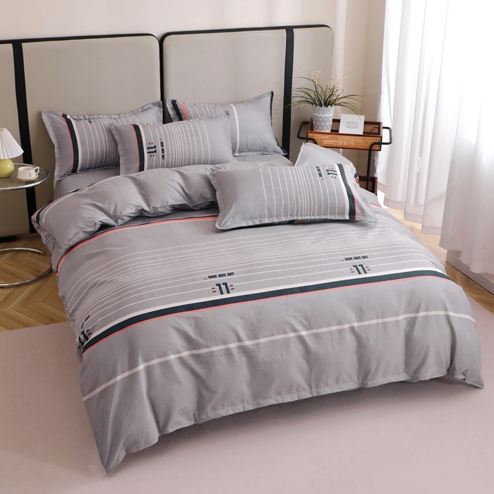 91家纺网 家纺一手货源 找家纺 北部居 2025新款加厚化纤四件套 索菲娅