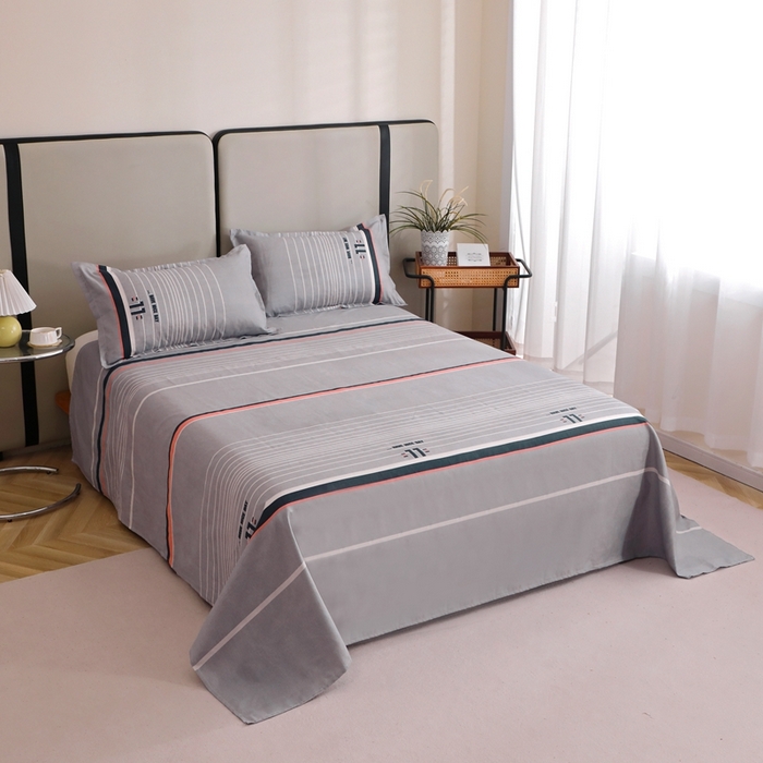 91家纺网 家纺一手货源 找家纺 北部居 2025新款加厚化纤单床单 索菲娅