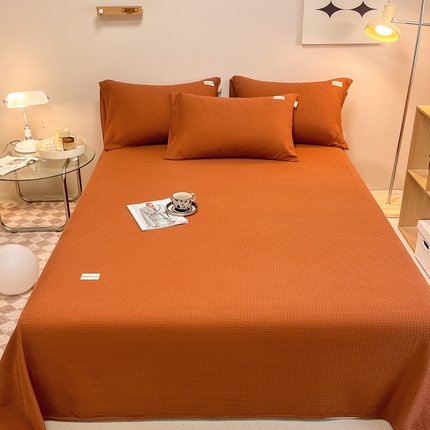 91家纺网 家纺一手货源 找家纺 （总）2024沐辰家居-华夫格系列床单单品