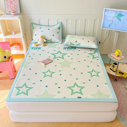 91家纺网 家纺一手货源 找家纺 （总）安哆啦家纺 安哆啦家纺 2024新款A类冰藤印花凉席