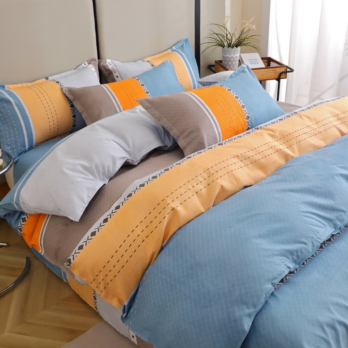 91家纺网 家纺一手货源 找家纺 北部居 2025新款加厚化纤单被套 暮春品调