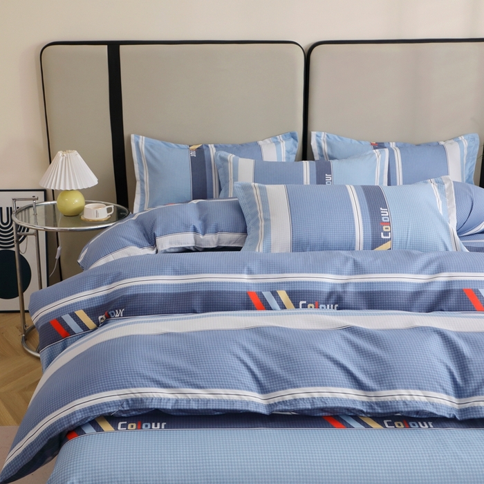 91家纺网 家纺一手货源 找家纺 北部居 2025新款加厚化纤单被套 云中漫步