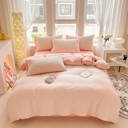 91家纺网 家纺一手货源 找家纺 （总）2024沐辰家居-华夫格系列套件