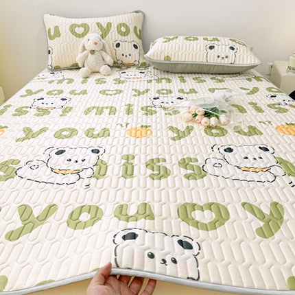 91家纺网 家纺一手货源 找家纺 （总）柒月家居 2024新款印花小清新床席款乳胶凉席系列